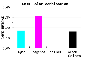 #B395D7 color CMYK mixer