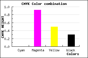#B30F5A color CMYK mixer