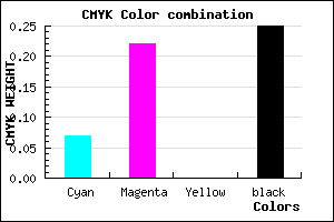 #B396C0 color CMYK mixer
