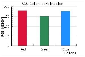 rgb background color #B397B0 mixer