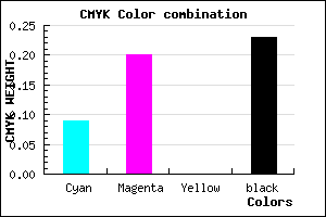 #B39CC4 color CMYK mixer
