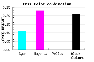 #B39CCA color CMYK mixer