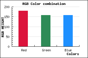 rgb background color #B39D9D mixer