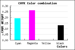 #B3A3DD color CMYK mixer