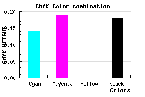 #B3A9D1 color CMYK mixer