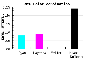 #B3B1C3 color CMYK mixer