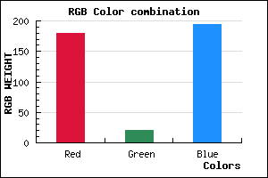 rgb background color #B314C2 mixer