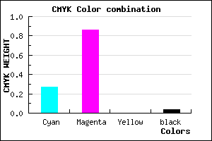 #B322F6 color CMYK mixer