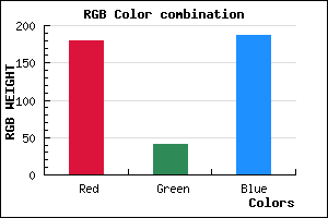 rgb background color #B329BB mixer