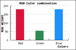 rgb background color #B336B4 mixer