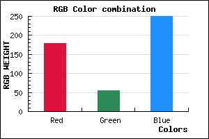 rgb background color #B336FA mixer