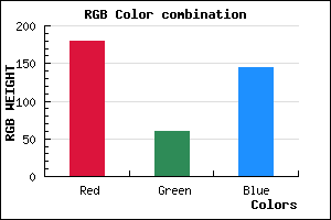 rgb background color #B33C91 mixer