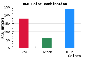 rgb background color #B33CEE mixer