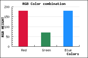 rgb background color #B346B4 mixer