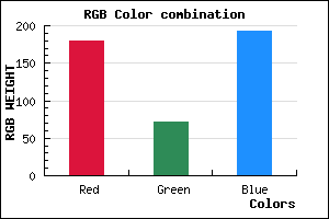rgb background color #B348C1 mixer