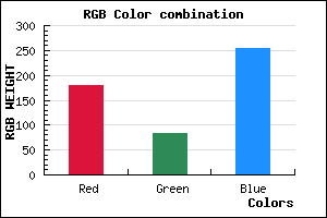 rgb background color #B353FD mixer