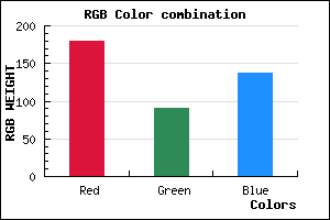 rgb background color #B35A89 mixer