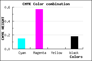 #B35AD2 color CMYK mixer