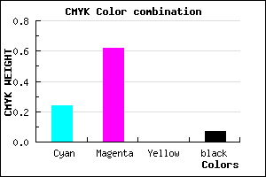 #B35AED color CMYK mixer