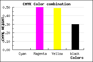 #B35A5B color CMYK mixer