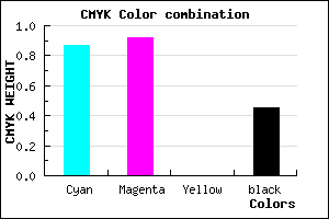 #120B8B color CMYK mixer