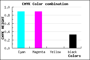 #1212AB color CMYK mixer