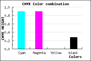 #1212B7 color CMYK mixer