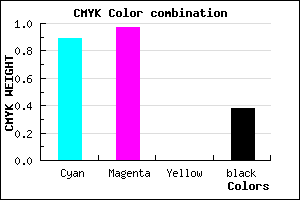 #12049E color CMYK mixer