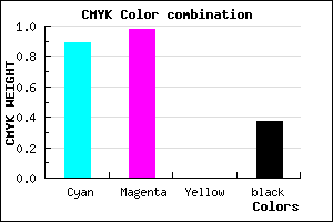 #1204A0 color CMYK mixer