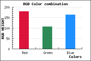 rgb background color #B46AA3 mixer