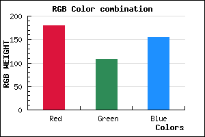rgb background color #B46C9B mixer