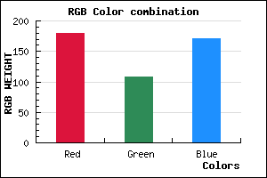 rgb background color #B46CAB mixer