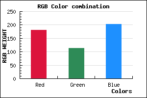 rgb background color #B472CA mixer