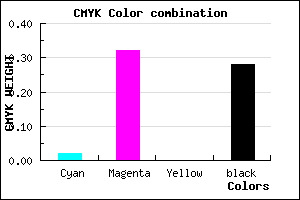 #B47EB8 color CMYK mixer