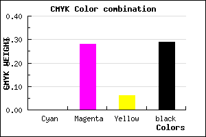 #B482AA color CMYK mixer