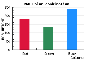 rgb background color #B485ED mixer