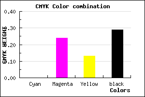 #B4899D color CMYK mixer