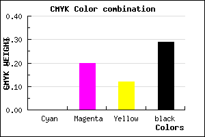 #B4909E color CMYK mixer