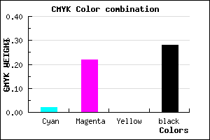 #B490B8 color CMYK mixer