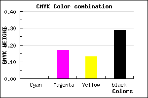 #B4969D color CMYK mixer