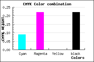 #B49AC6 color CMYK mixer