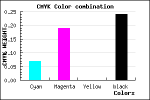 #B49EC2 color CMYK mixer