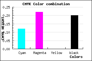 #B4A0CC color CMYK mixer