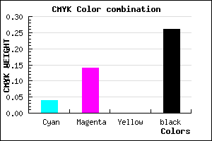 #B4A2BC color CMYK mixer