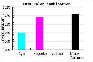 #B4A3C9 color CMYK mixer