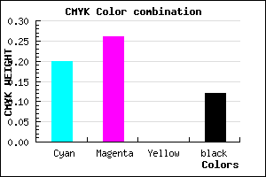 #B4A6E0 color CMYK mixer