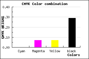 #B4A8A8 color CMYK mixer