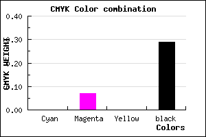 #B4A8B4 color CMYK mixer