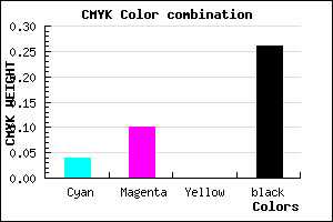 #B4AABC color CMYK mixer
