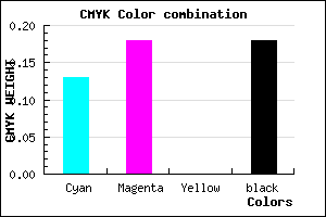 #B4AAD0 color CMYK mixer